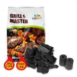 코멧 천연숯 Bbq용 2kg 1팩
