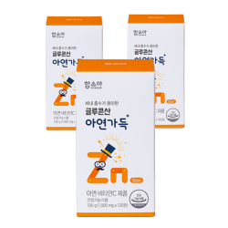 글루콘산 아연가득, 120정, 3개