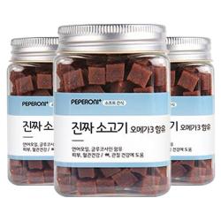페페로니 오메가3 애견용 져키 180g, 소고기, 3개