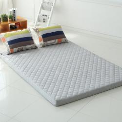바숨 순면누빔 라텍스커버 매트리스커버, 그레이