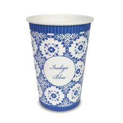 공컵 인디고블루 일회용컵 390ml 1박스, 1세트