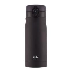 클리나 원터치 보온보냉 텀블러, 블랙, 350ml