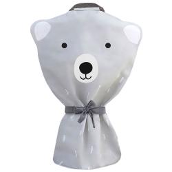 베베데코 패브릭 선풍기 커버 지퍼형 북극곰