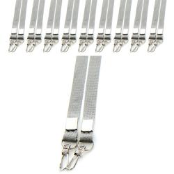 VIC 양고리 슬링 명찰줄 9mm, 회색, 10개입