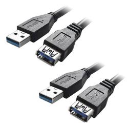 대원티엠티 USB3.0 AM-AF 연장케이블 3m DW-USB3MF, 2개입