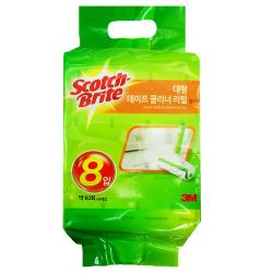 스카치브라이트 대형 테이프 클리너 리필 플러스 8p 1개