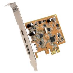 넥스트 Usb3.1 And Displat Port Alt Mode Pci Express Host Card With Dual Usb Type C 그래픽 확장카드 Sunix Upd2018 B