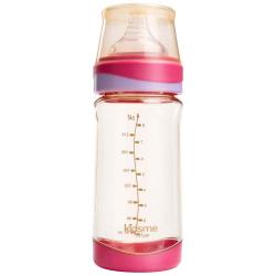 키즈미 PPSU 젖병 240ml, L(6개월이후), 레드