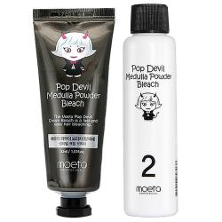 모에타 팝데빌 메듀라 파우더 크림 브리치 탈색제 1제 30ml + 2제 60g, 1세트