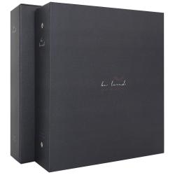 앨범샵 러브 바인더 접착식 포토앨범 네이비 리스 백색내지 50매