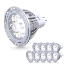 씨티오 Led Mr16 램프 5w 10p 전구색 오렌지색 