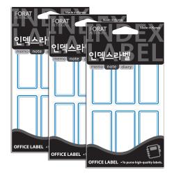 쁘띠팬시 인덱스라벨 일반 견출지 20 219b 18p 3개