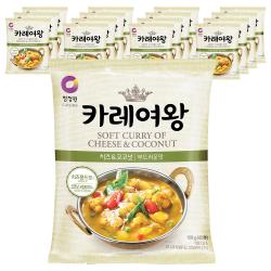 청정원 카레여왕 치즈 & 코코넛, 108g, 16개