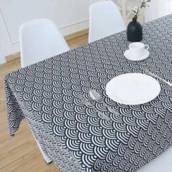 비케이 코튼 테이블보 북유럽 정원 느낌, 24, 140 x 220 cm