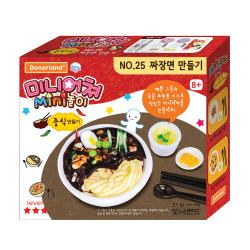 도너랜드 미니어쳐 중식 Mini 클레이 놀이 No25 짜장면 만들기 혼합 색상