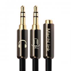 마하링크 3극 Y 스테레오 4극 케이블 20cm Ml Sy4h015 혼합 색상