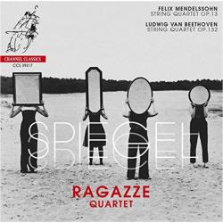 FELIX MENDELSSOHN - SPIEGEL & STRING QUARTETS/ RAGAZZE QUARTET 멘델스존: 현악사중주 2번 & 베토벤: 현악사중주 15번 - 라가체 콰르텟 독일수입반