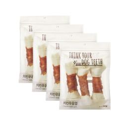 마루유통 Think Your Dog Teeth 딩고 우유 스틱껌 3p 치킨 4개입