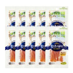 캣츠아이 고양e 웰빙 간식 닭 27g 캣닙치킨슬라이스 10개