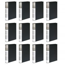 희망화일 PP 미니 O링 바인더 파일 2cm A4 3공, 흑색, 12개입