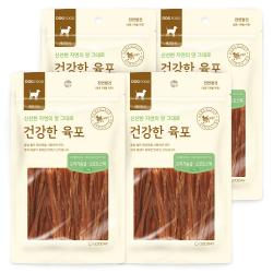 굿데이 건강한육포 반려견 간식 오리가슴살 소프트스틱 맛 4개입