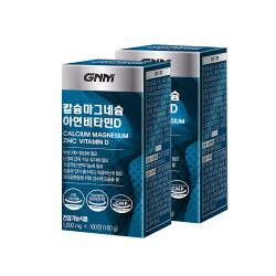 Gnm자연의품격 칼슘 마그네슘 아연 비타민d 180정 2개