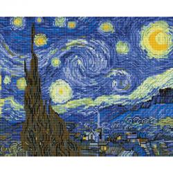 아트조이 Diy 보석 십자수 캔버스형 50 X 40 Cm 별이 빛나는 밤에 1세트