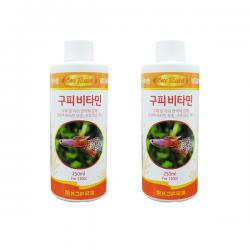 원터치 구피 비타민 250ml 2개입