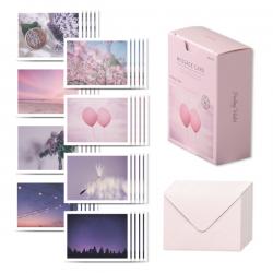 왈가닥스 메세지 카드 40p + 봉투 20p 필링바이올렛 1세트