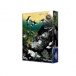 퍼즐코리아 바닷속 풍경 야광퍼즐 직소퍼즐 PKLU1000-3904, 1000피스, 혼합 색상