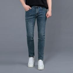 디와이진 남성용 중청 슬림 스크래치 청바지 Me166