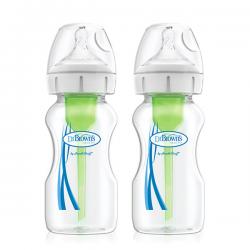 닥터브라운 와이드넥 옵션스 플러스 Pp젖병 270ml 2p 1단계