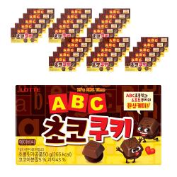 롯데제과 ABC초콜릿 초코쿠키, 32개, 50g