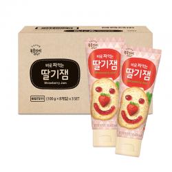 복음자리 바로 짜먹는 딸기잼, 100g, 24개입
