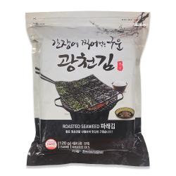 광천김 간장에 찍어먹는 구운 파래김 540p 120g 1개