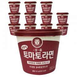 일채일면 홍콩식 토마토 컵라면 112g, 12개입