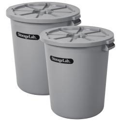 스토리지랩 만능용기 대형쓰레기통 105L, 단일 색상, 2세트