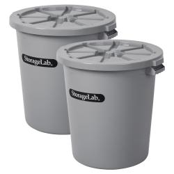 스토리지랩 만능용기 대형쓰레기통 65l 단일 색상 2세트