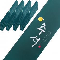 봄91 추석띠지 보름달 추석 6.5 X 62 Cm 청록색 100개