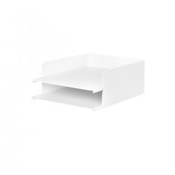 리템엘엔씨 UP 시스템 트레이, WHITE, 2단