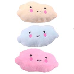 티티펫 강아지 봉제장난감 3종 세트 굿모닝구름이 13cm 핑크 블루 베이지 1세트