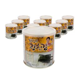 광천김 들기름을 발라 더 고소한 달인 김병만 광천김 재래캔김, 30g, 10개