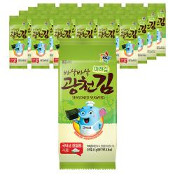광천김 바삭바삭 파래도시락김 4g 48개