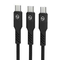 신지모루 로프 C타입 고속충전 케이블 2m 블랙 3개
