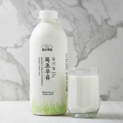 범산목장 유기가공식품인증 목초우유 1000ml 1개