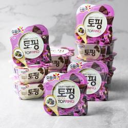 요플레 토핑 다크초코 125g 12개