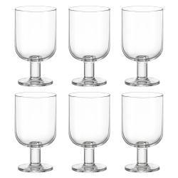 보르미올리 호스테리아 강화유리컵 고블렛 345ml 단일 색상 6개
