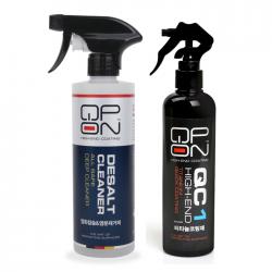 큐피온 염화칼슘 염분제거제 500ml + QC1 티타늄 코팅제 300ml 세트, 1세트