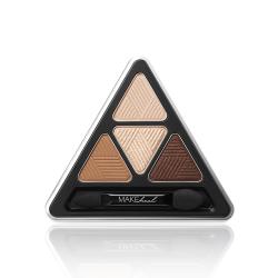 메이크힐 히든트라이앵글 아이팔레트 4g, BR0201 번브라운, 1개
