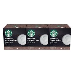 스타벅스 카푸치노 By 네스카페 돌체구스토 커피캡슐 5.5g X 6p + 밀크캡슐 14.5g X 6p 세트 3세트